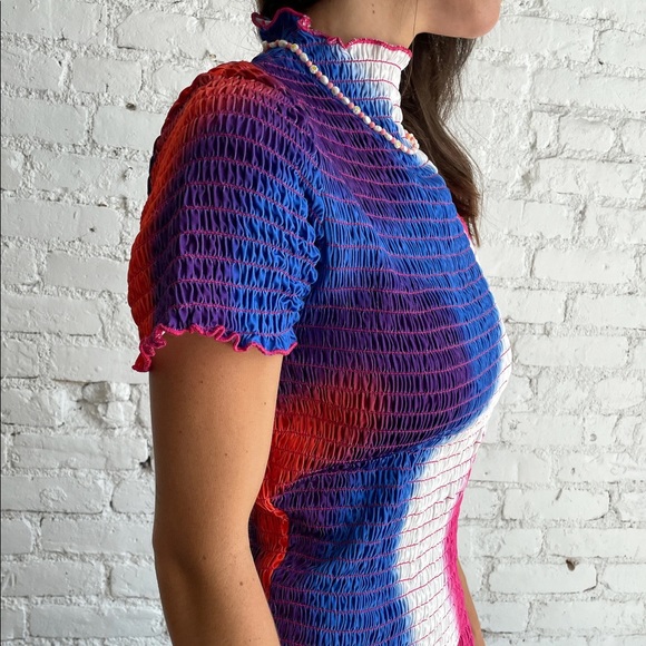 ✖️SOLD✖️NWOT Tyler McGillivary Lea Dress in Atomic print - XS - Picture 3 of 5